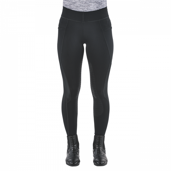 NEW BUSSE EQUESTRIAN RIDING TIGHTS AIRY BLACK (710108)