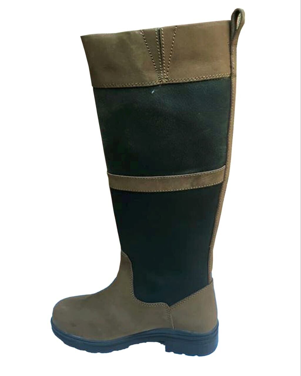 NEW PoleStar London Waterproof Leather Riding Country Boots Tan/Black UK 4 - 8