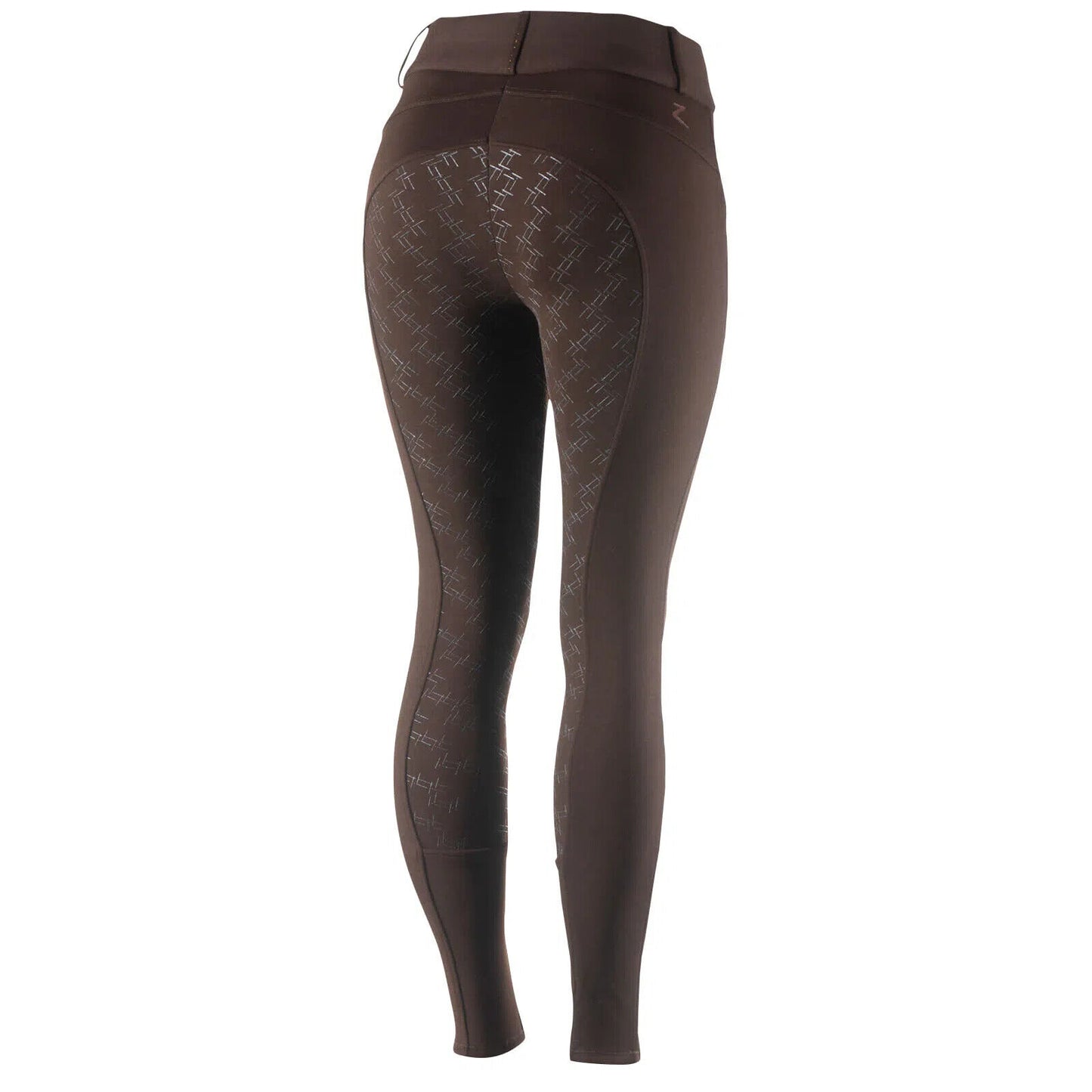 New Horze Women's Mia Thermo Silicone Full Seat Breeches - Dark Brown (36053)