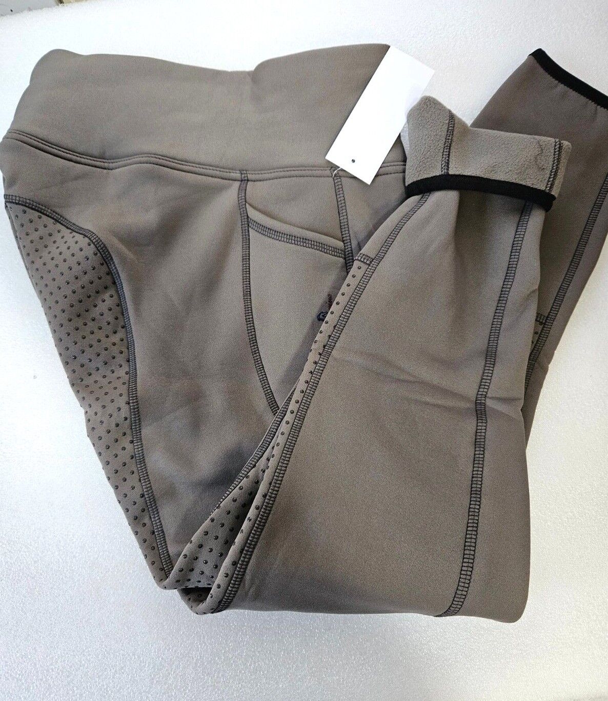 New Silicone Grip Horse Winter Riding Leggings Tights Phone Pocket
