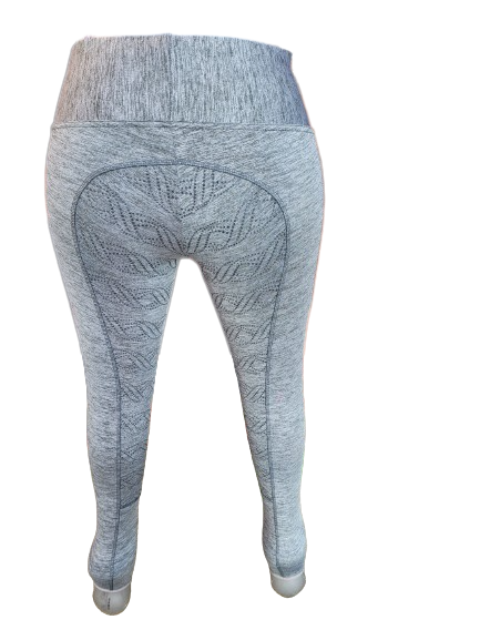 NEW Full Silicone Grip Horse Riding Tights Breeches Phone Pocket Black Pattern