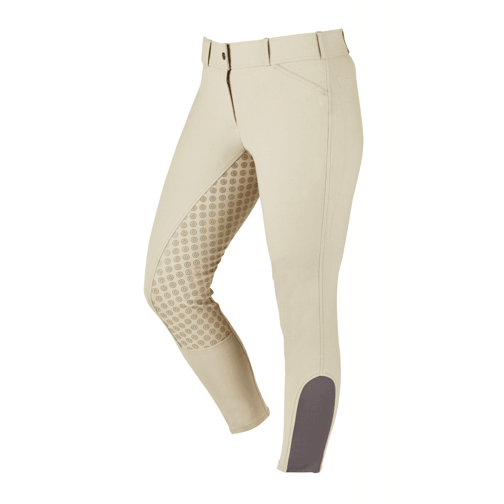 DUBLIN Elite Gel Womens Full Seat Breeches - Sand,24'' UK 6 EU 32 (594240) (S1)