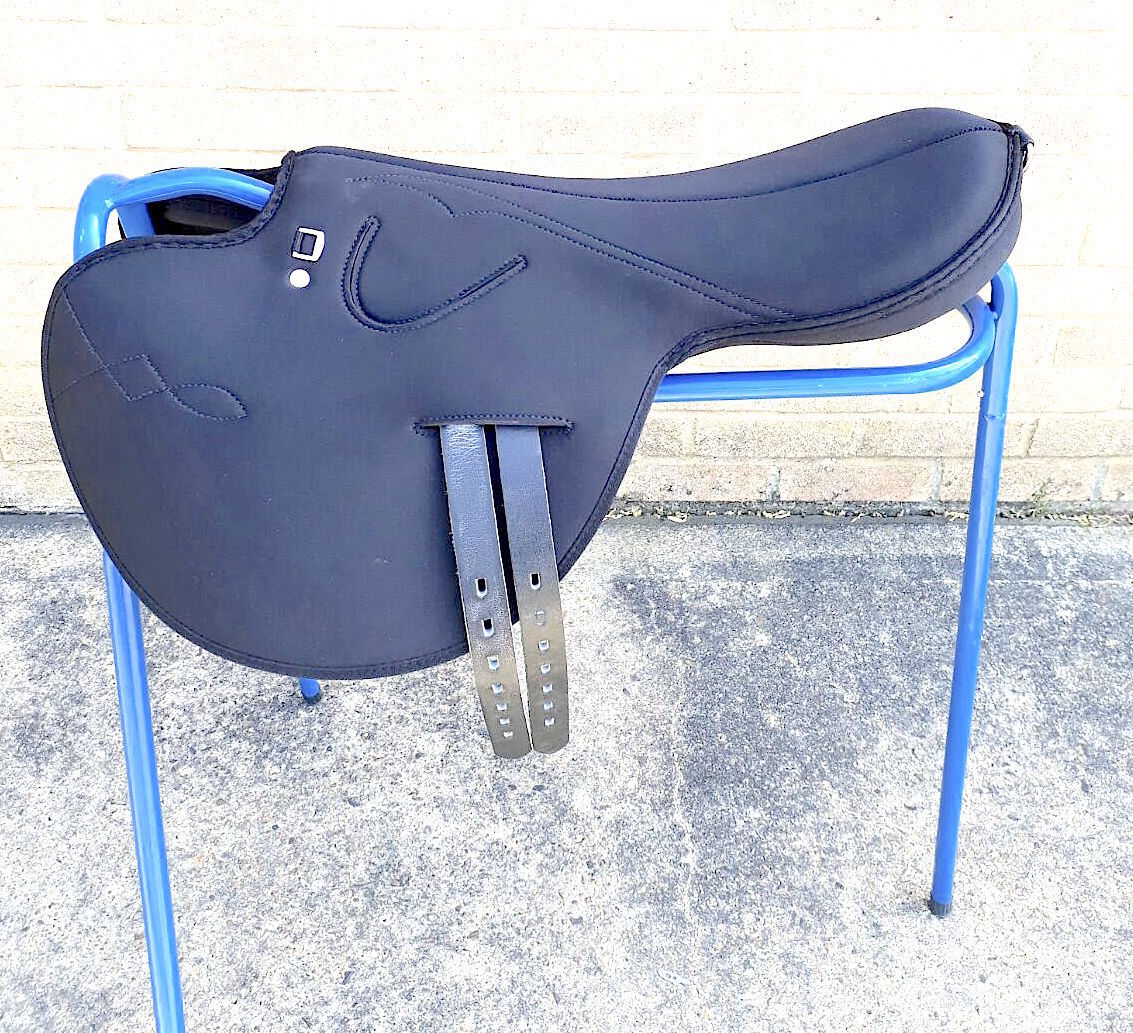 New Full Tree Exercise Race Horse Synthetic saddle choice of colors Black Brown