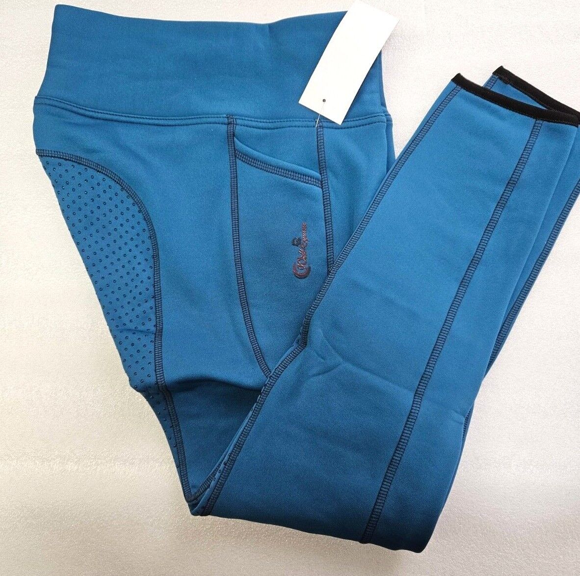 New Silicone Grip Horse Winter Riding Leggings Tights Phone Pocket