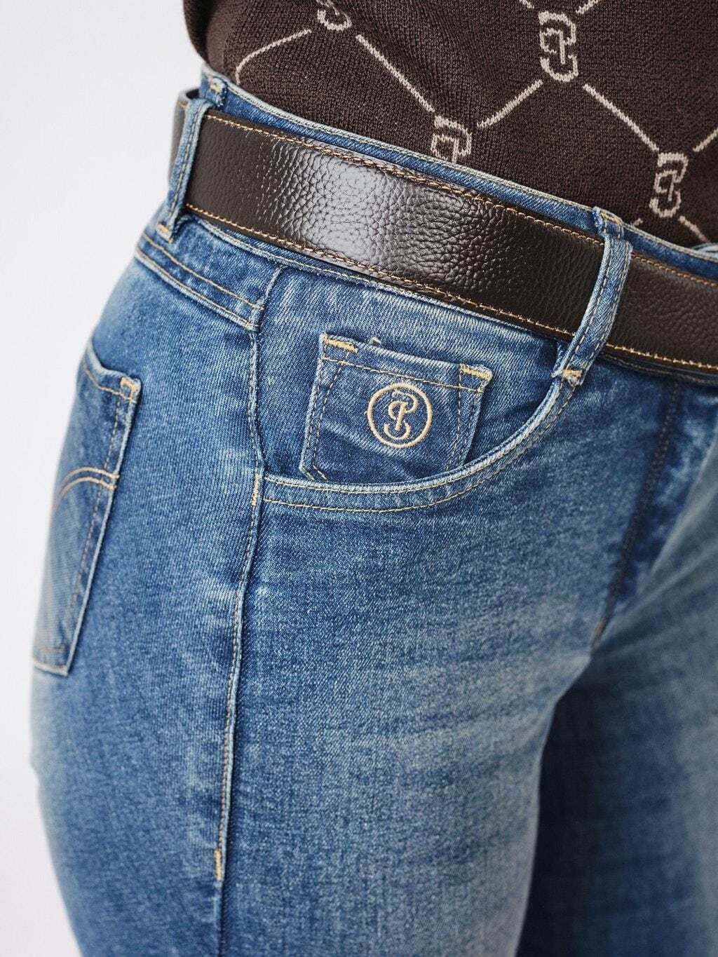 New PS of Sweden ELLIE DENIM BREECHES- Blue Denim (40008)