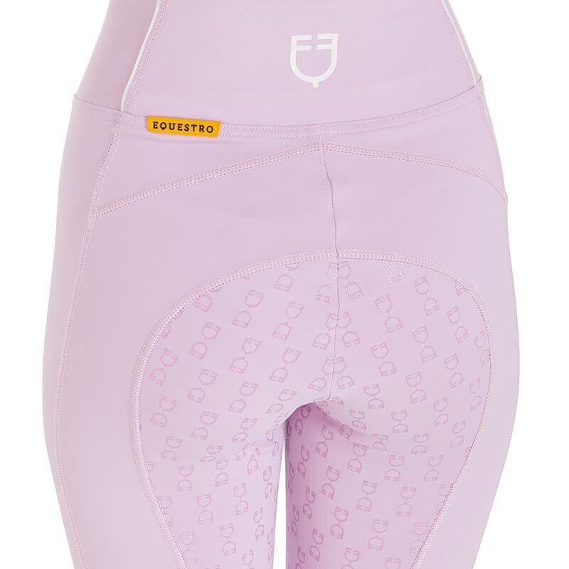 KIDS JUNIOR LEGGING EQUESTRO GRIP FULL SEAT ,LILLA (3959)
