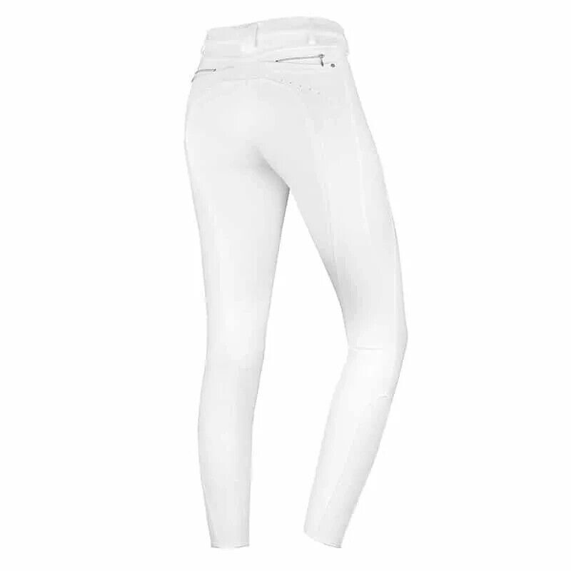 NEW Schockemohle ''Venus'' Ladies Knee Grip Breeches White (s)