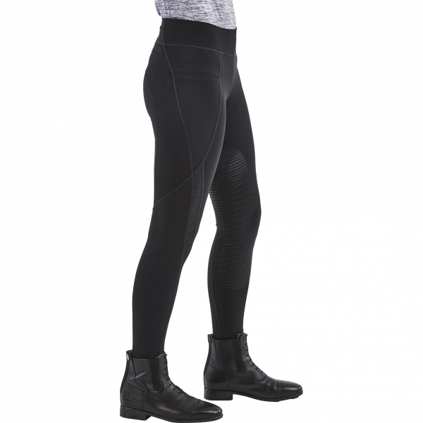 NEW BUSSE EQUESTRIAN RIDING TIGHTS AIRY BLACK (710108)