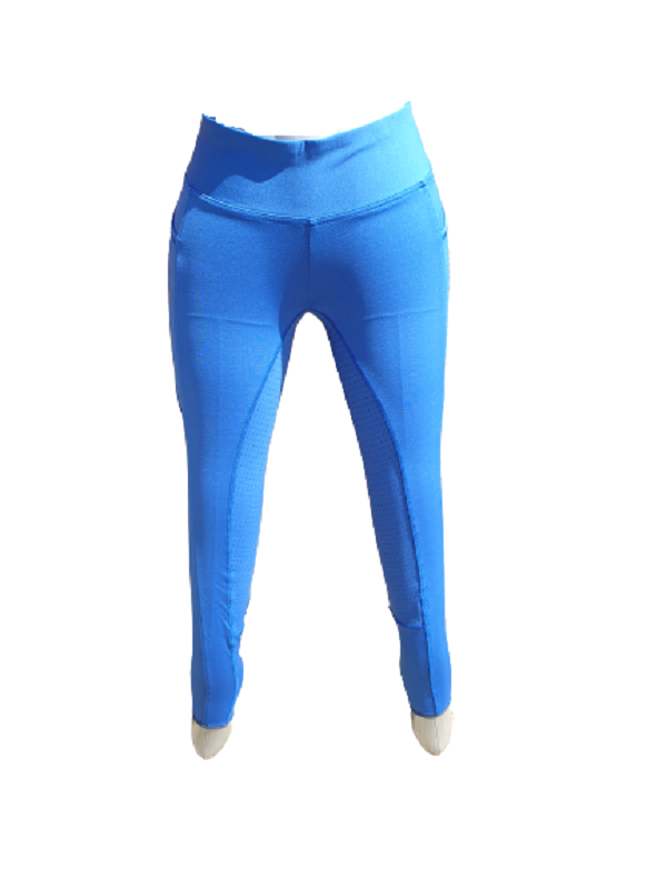 Cwell Equine Full Silicone Grip Horse Riding Tights Breeches Phone Pocket Yoga