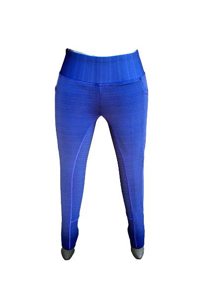 Cwell Equine Full Silicone Grip Horse Riding Tights Breeches Phone Pocket Yoga
