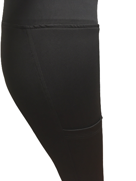 Cwell Equine Full Silicone Grip Horse Riding Tights Breeches Phone Pocket Yoga