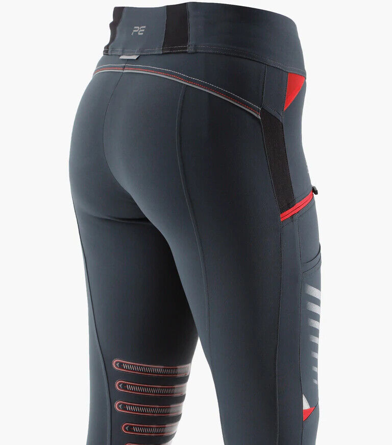 New Premier Equine Rexa Ladies Gel Knee Pull On Riding Tights Sale (4053)