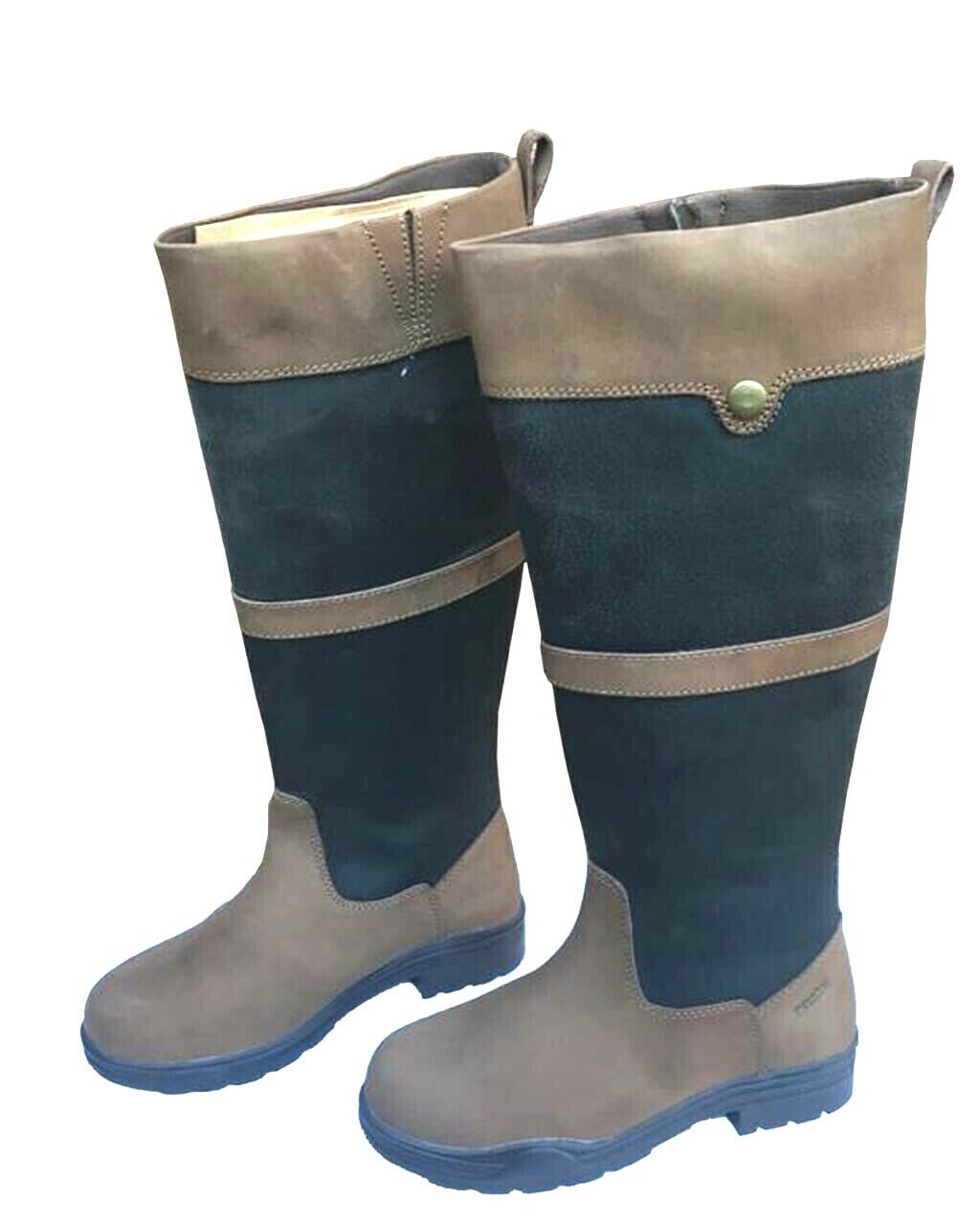 NEW PoleStar London Waterproof Leather Riding Boots Country Boots Sizes UK 5 - 8