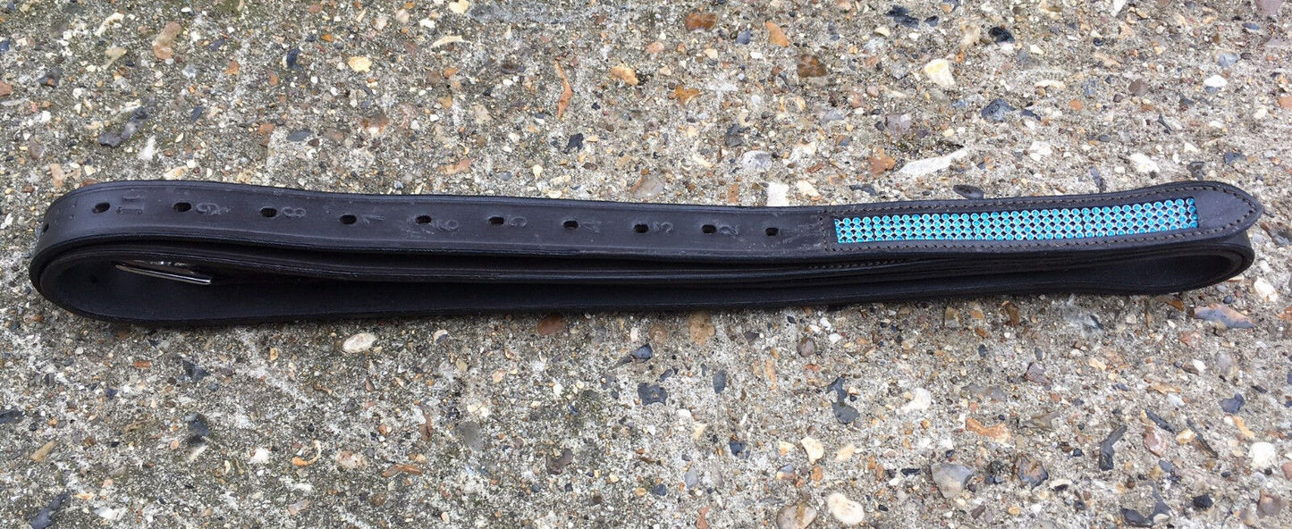 NEW Crystal Bling Stirrups Leathers Choice of Sizes & Colours