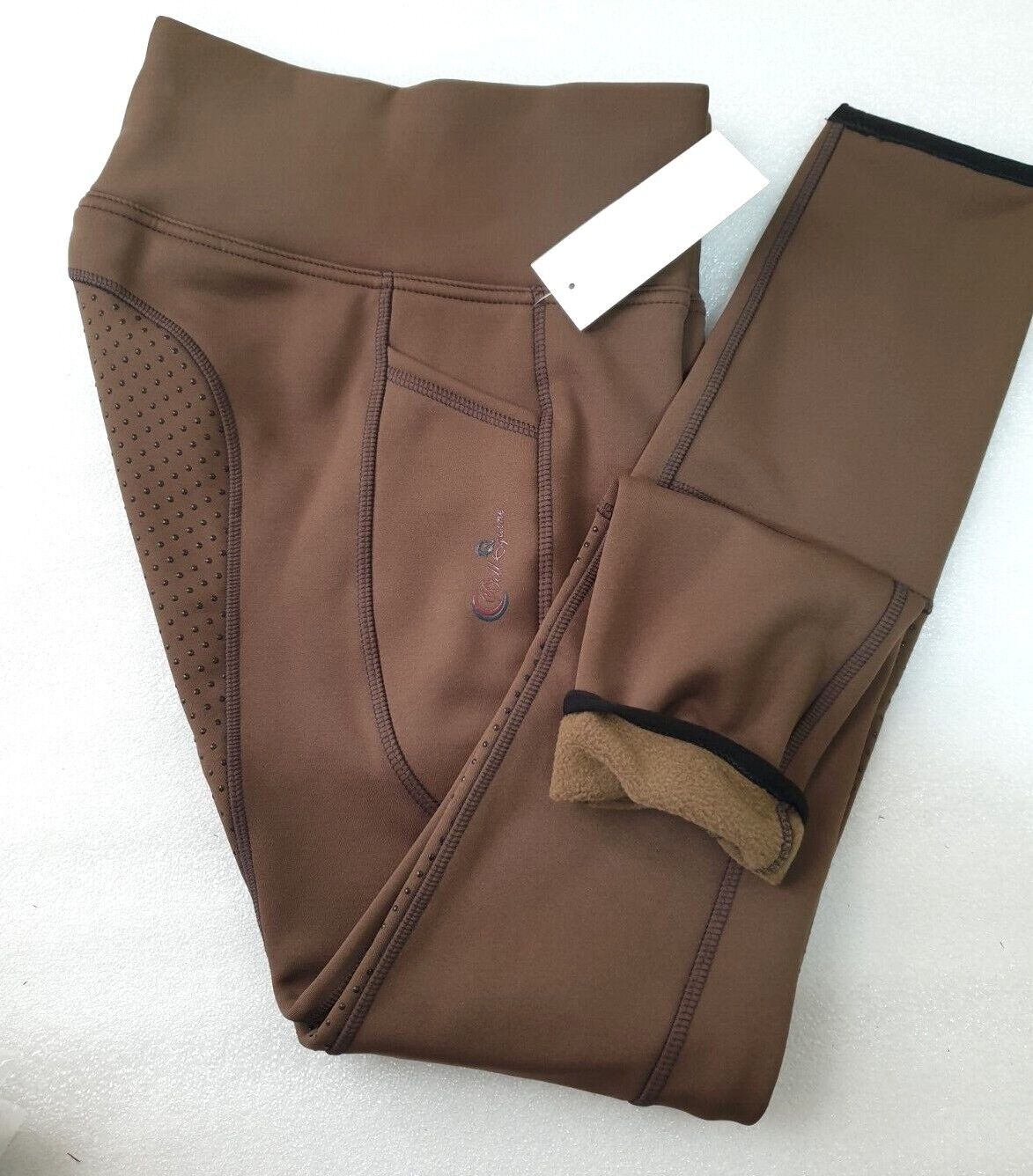 New Silicone Grip Horse Winter Riding Leggings Tights Phone Pocket