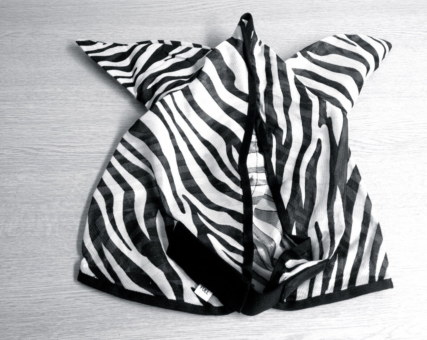 2 DAYS SALE HORSE/COB/PONY MESH FLY MASK HOOD ZEBRA PRINT BEST SELLER FREE P/P