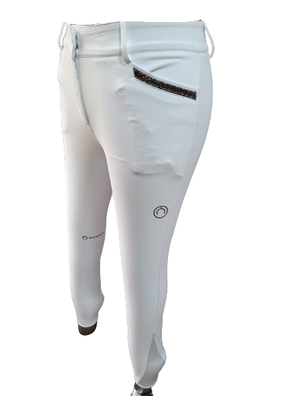 Montar Full Grip Riding Breeches, WHITE (*)