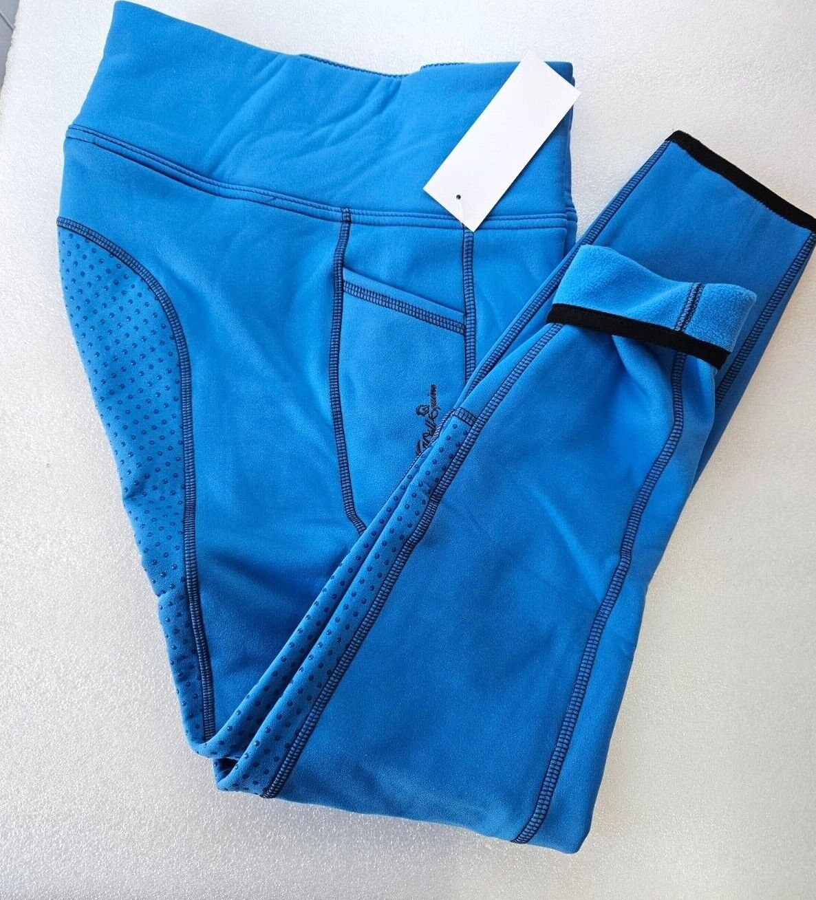 New Silicone Grip Horse Winter Riding Leggings Tights Phone Pocket