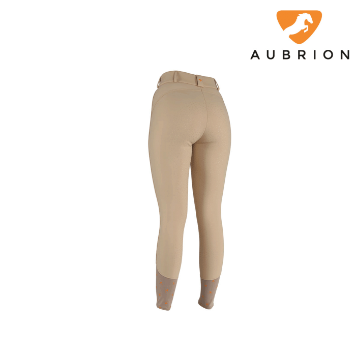 New Aubrion Greydock Full Seat Winter Breeches Ladies Beige (8126)