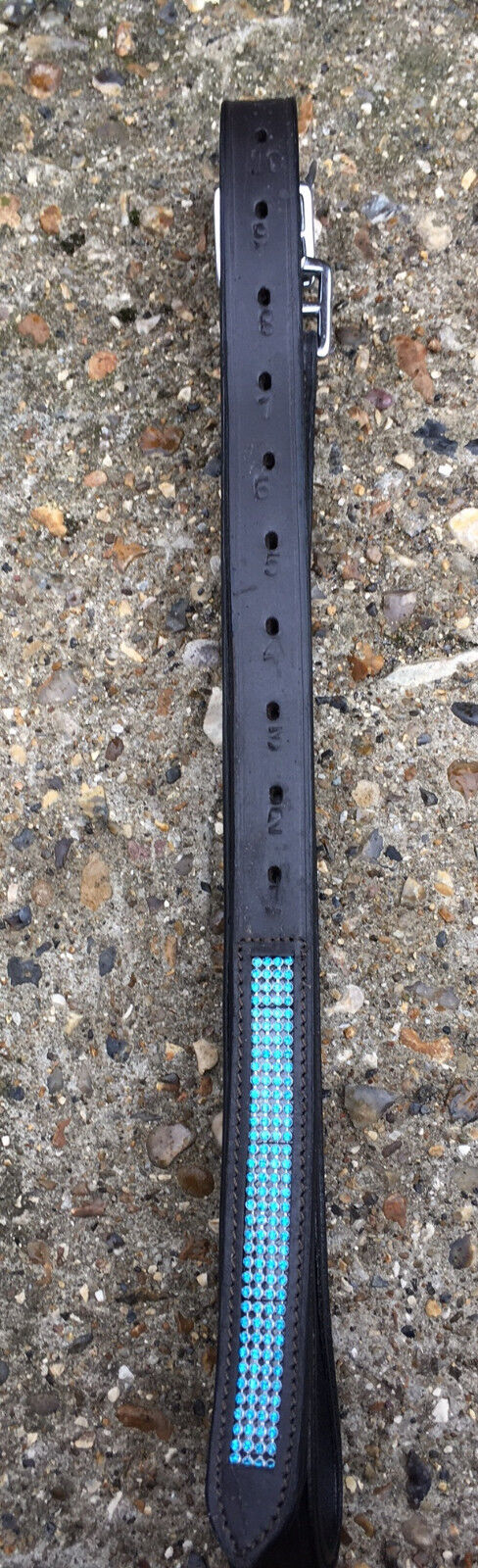 NEW Crystal Bling Stirrups Leathers Choice of Sizes & Colours