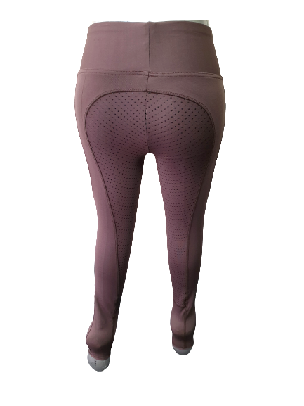 NEW Cwell Full Silicone Grip Horse Riding Tights Breeches Phone Pocket, Iron
