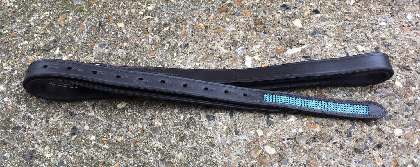 NEW Crystal Bling Stirrups Leathers Choice of Sizes & Colours