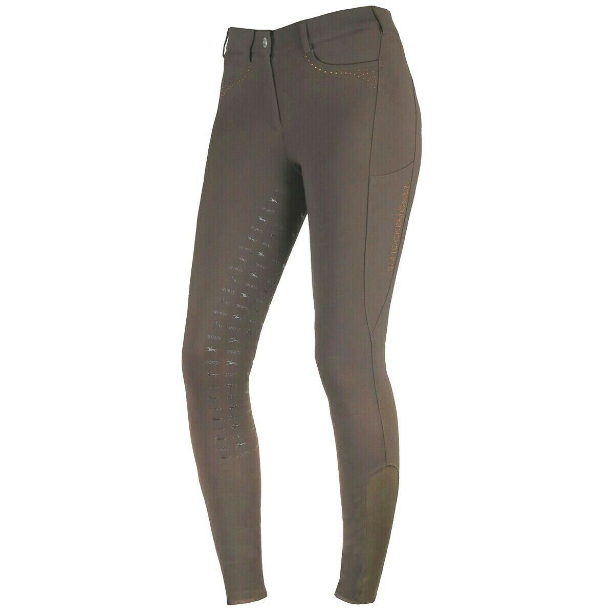 Schockemohle Victory/Venus Full Seat Silicone Grip Breeches Dark Brown Mrp £ 169