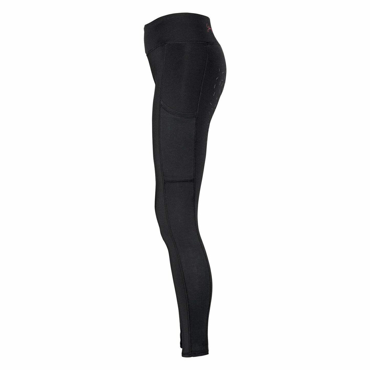 RIDE now thermal riding leggings Tights Pull On Tights UK 4 XXS EU 32 BLACK
