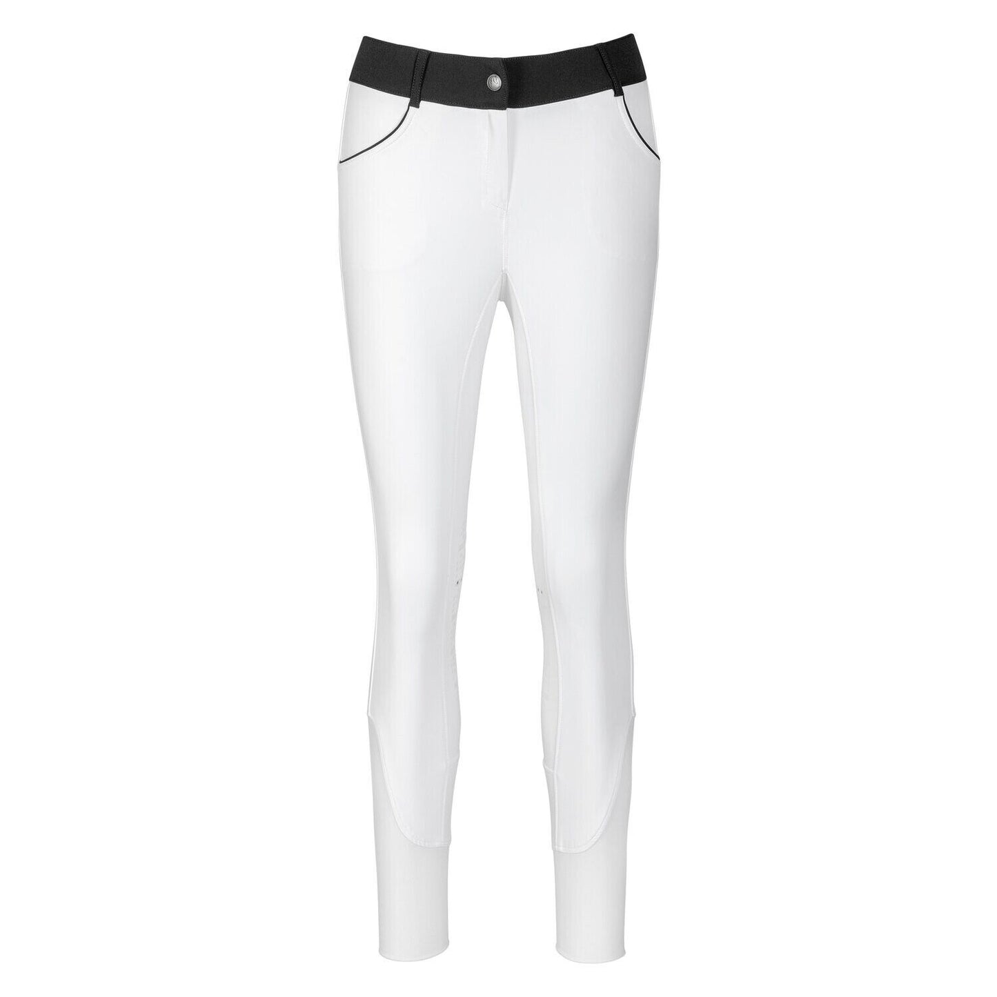 black forest grip knee patch breeches ,WHITE, X SMALL, EU 34 (18515)