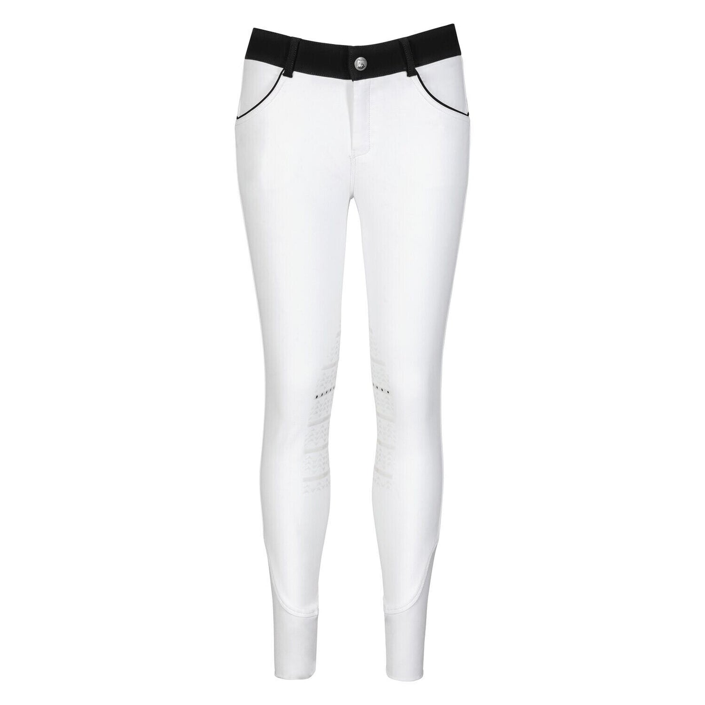 black forest grip knee patch Childs breeches ,WHITE, X LARGE, ShtIZE 158 (18519)