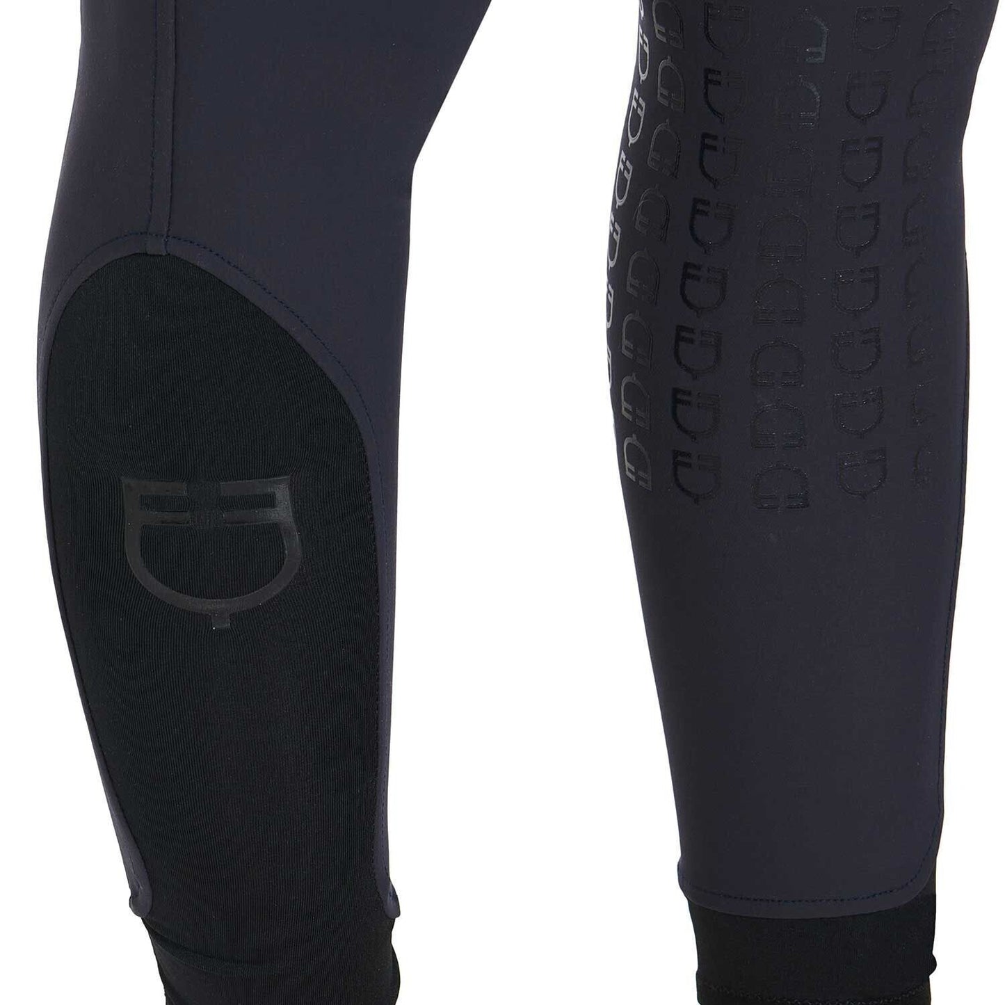 EQUESTRO WOMAN KNEE GRIP RIDING BREECHES ,NAVY, EU 42 UK 14 (ET06730)