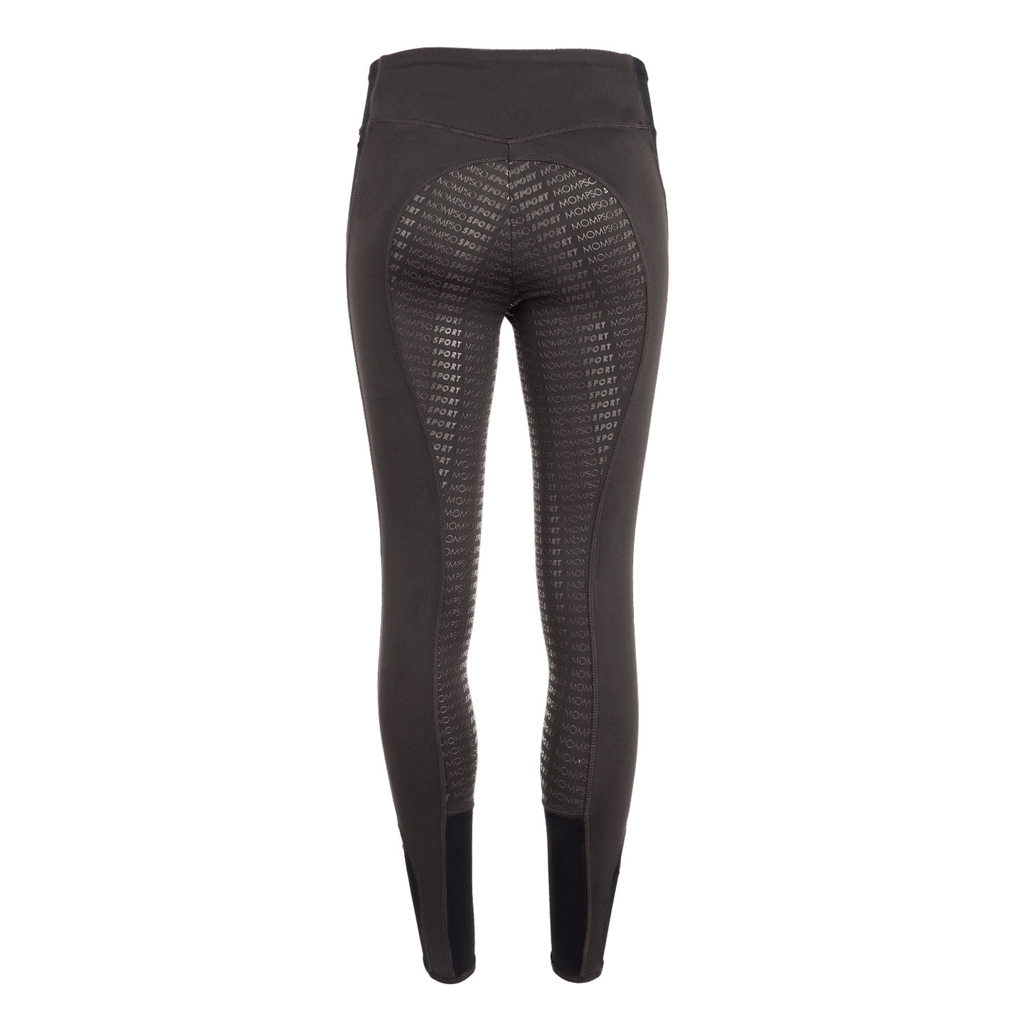 New MOMPSO SPORT Children Technical Silicone Tights ,Grey/Black, 11-12 Year(362)