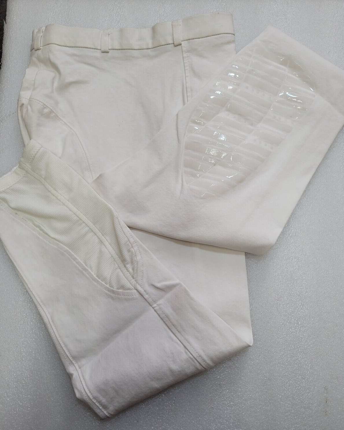 Winner,Cotton And Microfiber With Grip Breeches ,White , EU 44 UK 32'' (70356)