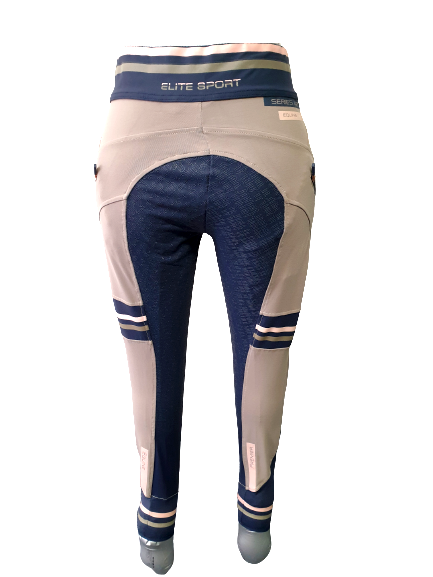 PREMIER EQUINE Sport Tights Sticky FullSeat , Walnut, UK 18 EU 30 (400730)