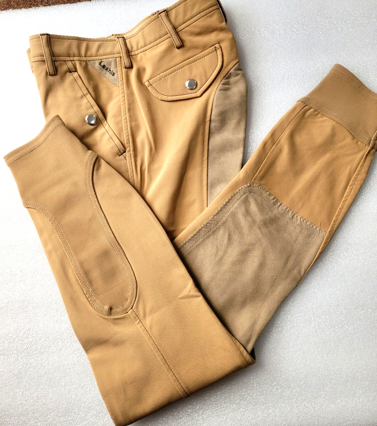 Lexhis Woman Horse Riding Breeches,BEIGE ,UK 6 EU 34 (04590001246)
