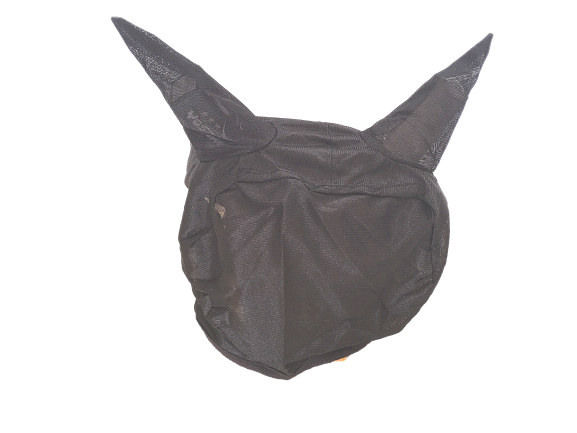 NEW Mini/Shetland/HORSE/COB/PONY MESH FLY MASK HOOD BLACK BEST SELLER FREE P/P