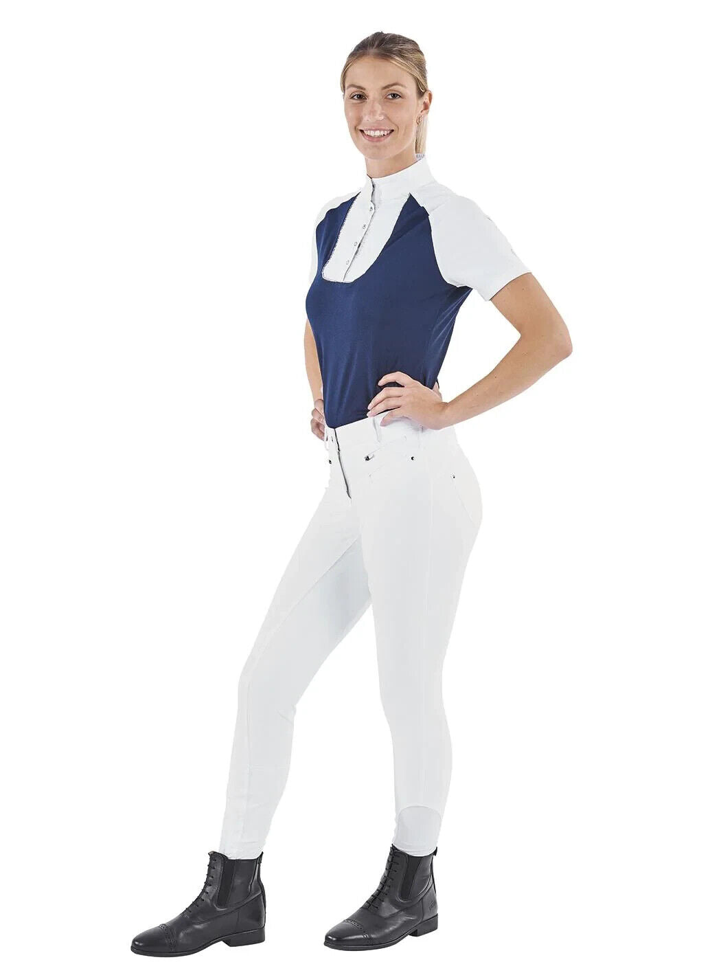 BUSSE VENJA SHOW breeches ,White, EU 38 UK 10 (710123)