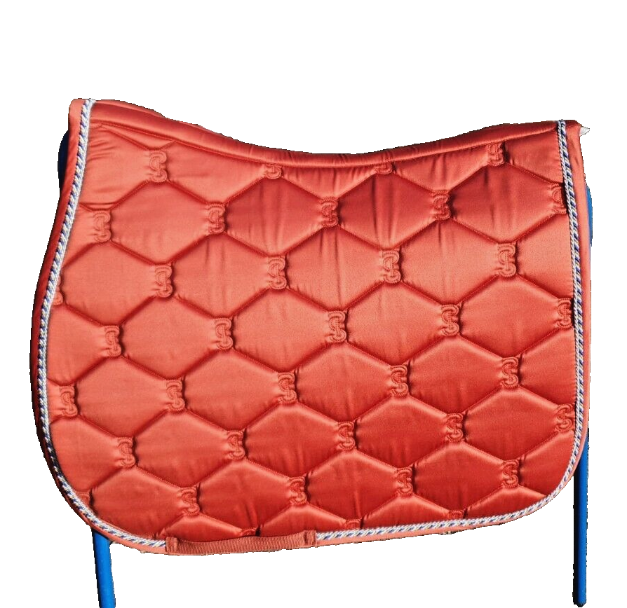 NEW PS OF SWEDEN SADDLE PAD JUMP CLASSIC ,BURNT ORANGE (FULL SIZE ) SALE Offer