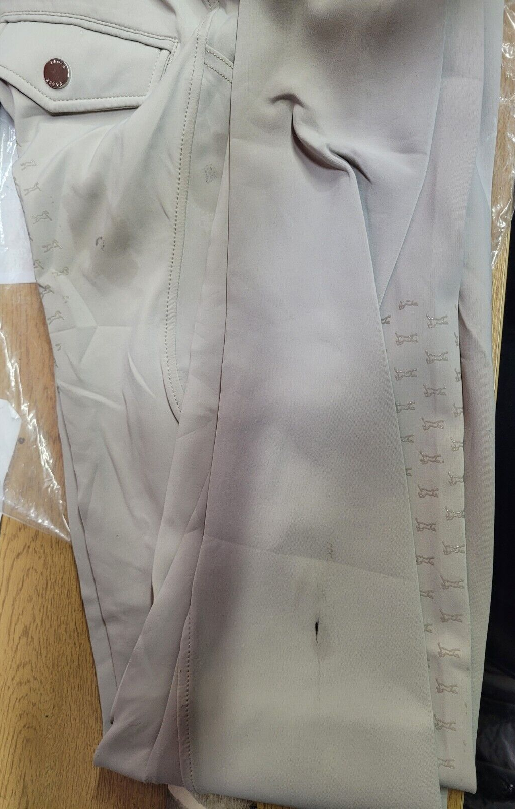 FAGER LOUI ACTIVE LEGGINGS FULL GRIP ,BEIGE , UK 8 EU 36 (LOUI)