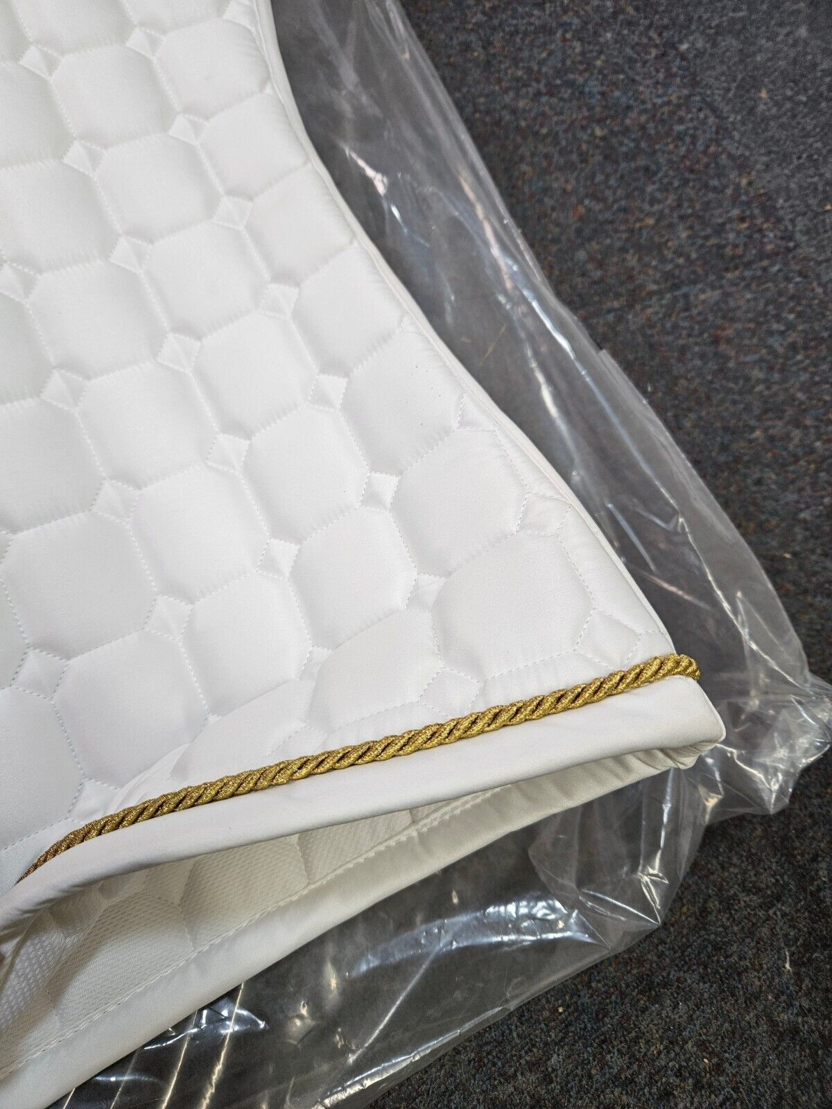 ALFAB SADDLE PAD DRESSAGE CLASSIC ,WHITE , (FULL ) SALE price