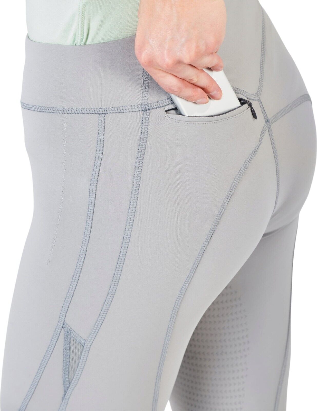 BUSSE Riding Leggings AIRY II, Grey ,SIZE 36 (710127.030.045)