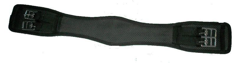 New Neoprene Elasticated Girth , Dressage Treeless Girth Black 29 " .