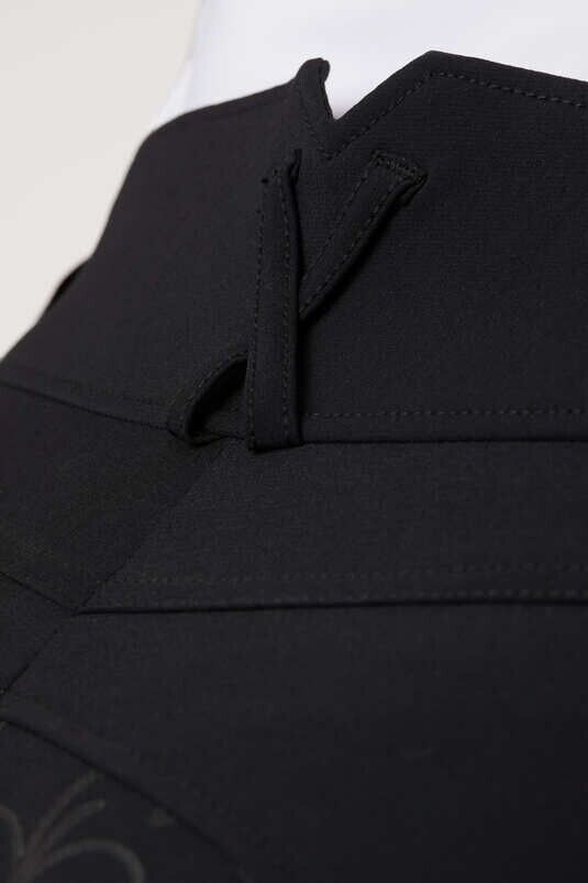 Horze Angelina Stretch Silicone Full Seat Breeches ,BLACK ,UK 18 EU 44 (36617)