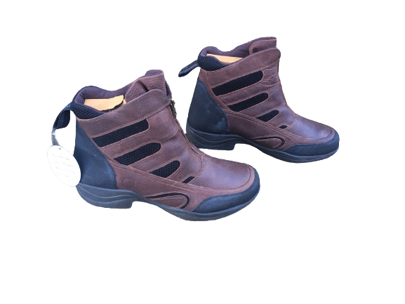 CAMPUS ZIP Country Yard Paddock Boots UK 10 EURO 44 BROWN