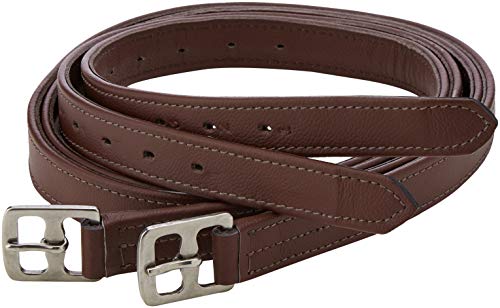Cwell Equine Softy English Stirrup Leathers Riding Showing Brown