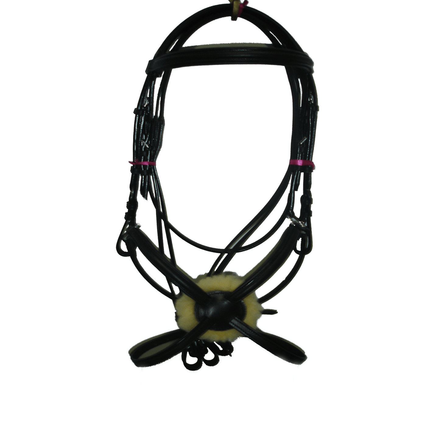 New Deluxe Mexican Grackle, Figure of 8 Noseband Bridle free Reins- Black