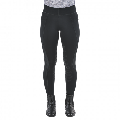 NEW BUSSE EQUESTRIAN RIDING TIGHTS AIRY BLACK (710108)