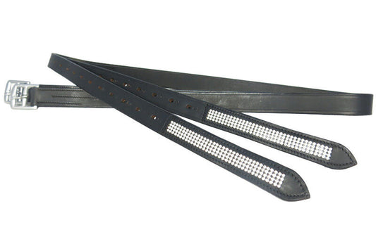 NEW Crystal Bling Stirrups Leathers Choice of Sizes & Colours