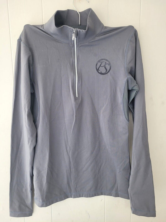 New  PS of Sweden  Half Zip Sweater  ,Grey (PS 40-0)