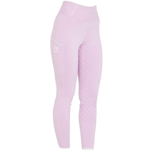 KIDS JUNIOR LEGGING EQUESTRO GRIP FULL SEAT ,LILLA (3959)
